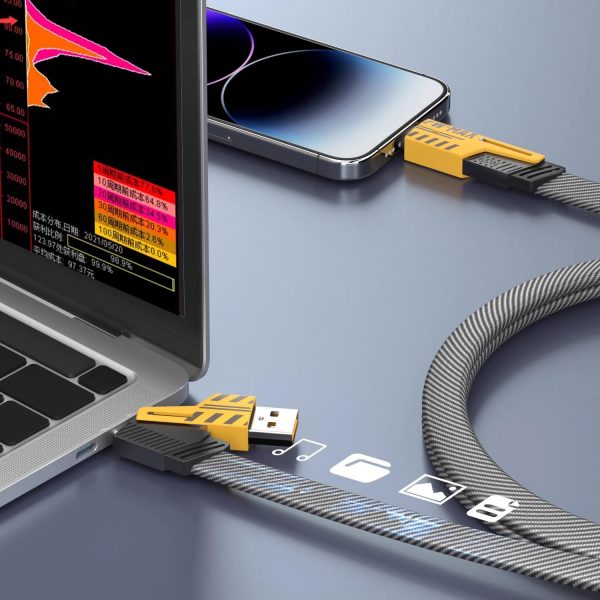 4-in-1 Fast Charging Cable | USB-C & Lightning | For iPhone, Android, iPad, MacBook