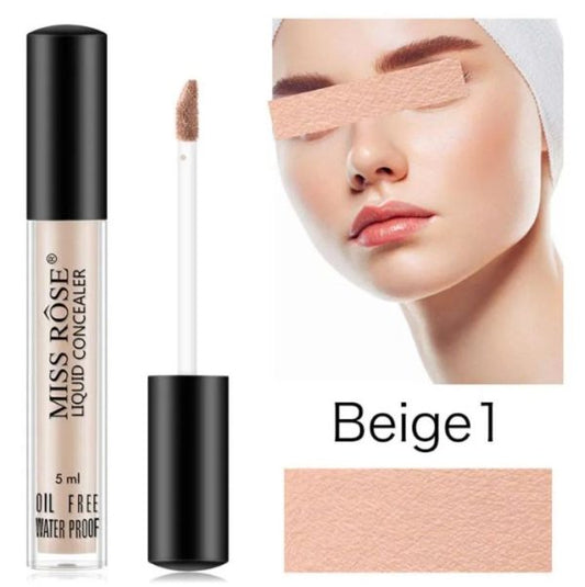 Miss Rose Full Coverage Concealer – Long-Lasting, Waterproof, Crease-Proof | Daily Use | All Skin Types