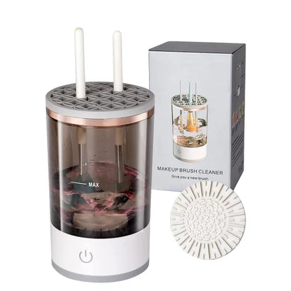 Portable Electric Makeup Brush Cleaner Machine | USB Rechargeable Brush Washer